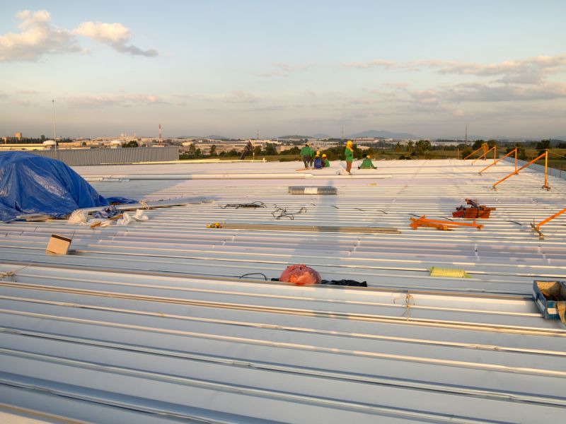 Corrugated Roof Installation